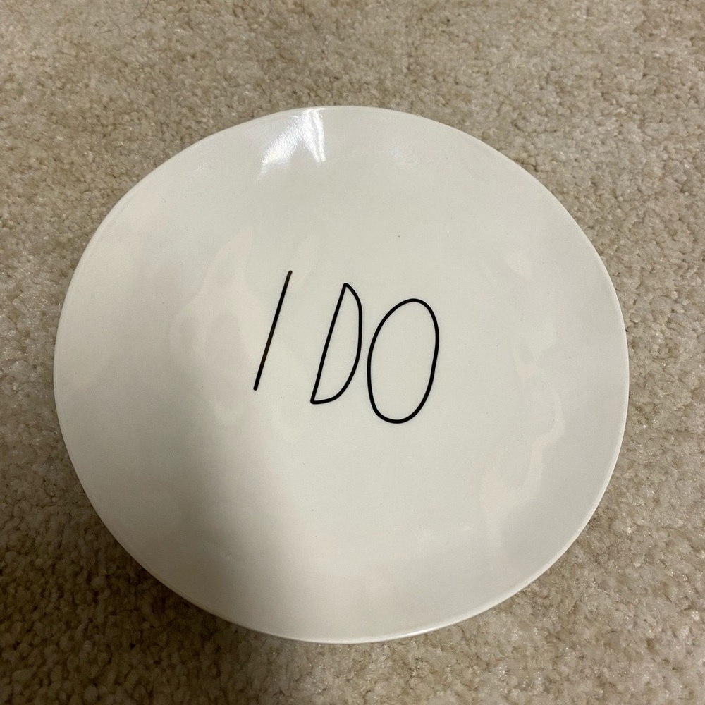2/$30⚡️- HOME | Rae Dunn “I Do” plate 💍